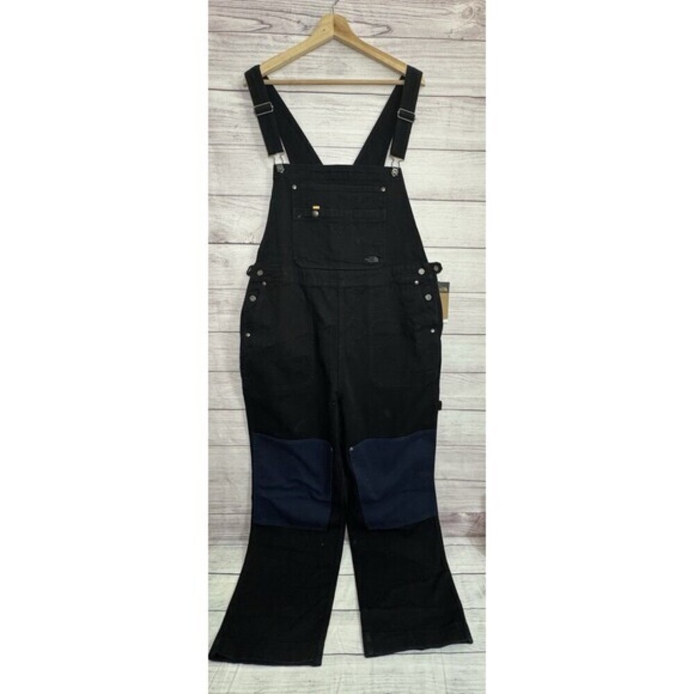 The North Face Women’s Field Overalls (Black/Blue) Size XL